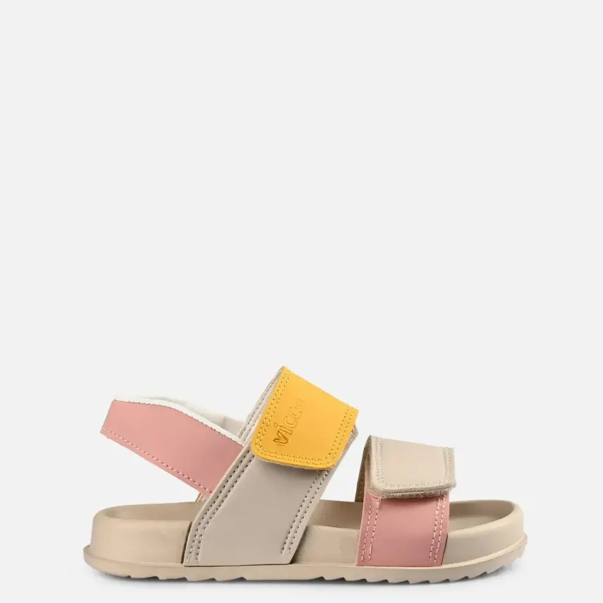 Vicco Krixi Kız Bebek Sandalet Phylon Bej - 9