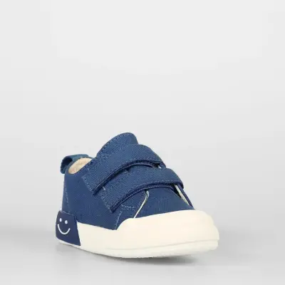 Vicco Luffy Erkek Bebek Işıklı Keten Ayakkabı Kot - 5