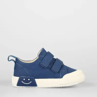 Vicco Luffy Erkek Bebek Işıklı Keten Ayakkabı Kot