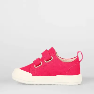 Vicco Luffy Kız Bebek Işıklı Keten Ayakkabı Fuşya - 4