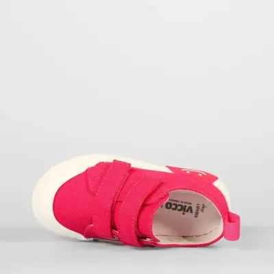 Vicco Luffy Kız Bebek Işıklı Keten Ayakkabı Fuşya - 5