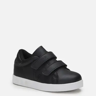 Vicco Oyo Işıklı Bebek Spor Ayakkabı Siyah - Beyaz Unisex - 9