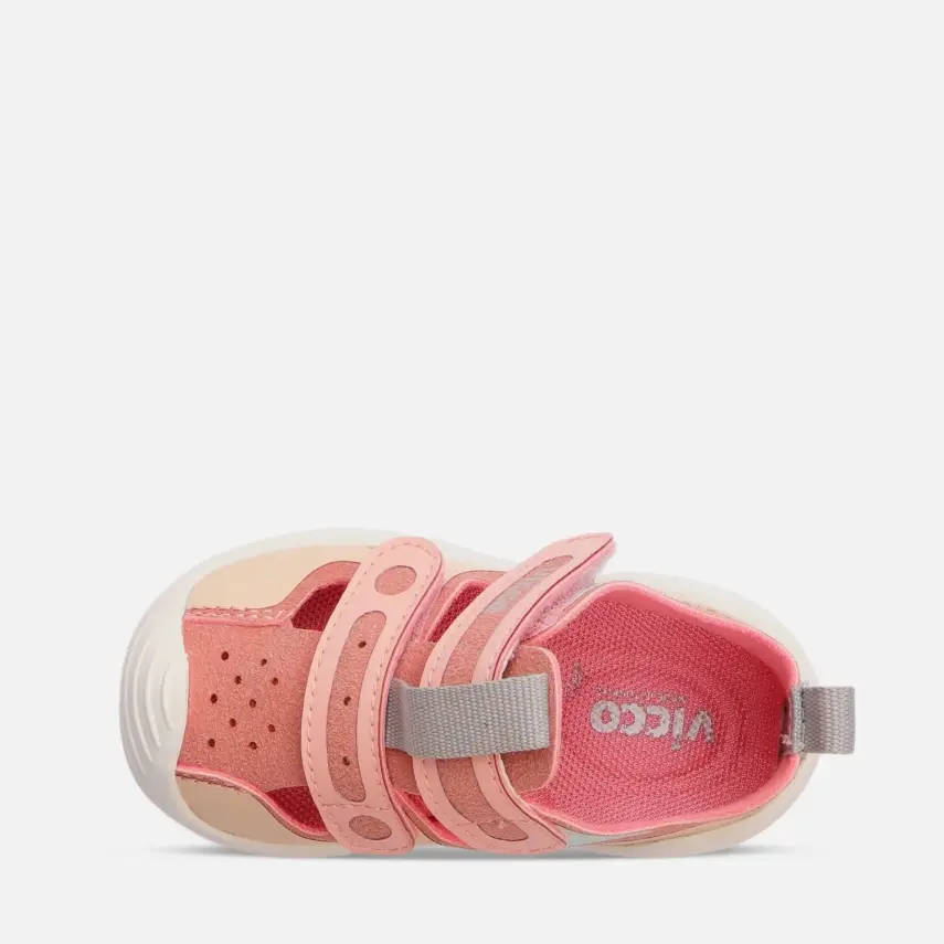 Vicco Riga Kız Bebek Ayakkabı İlk Adım Pudra - 2