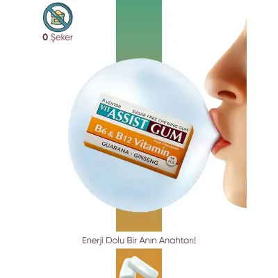 Vitasisst Sakız B6 & B12 Vitaminli 27 gr - 4