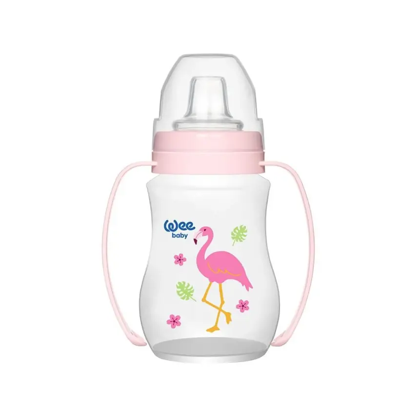 Wee Baby Antikolik Akıtmaz Kulplu PP Bardak 250 ml - 3
