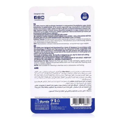 Wee Baby Bebek Saplı Çıt Çıt Tırnak Makası - Yeni - 3