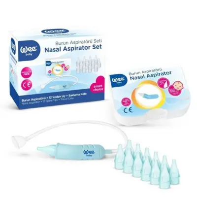 Wee Baby Burun Aspiratörü Seti (Burun Aspiratörü+10 Yedek Uç) - 2