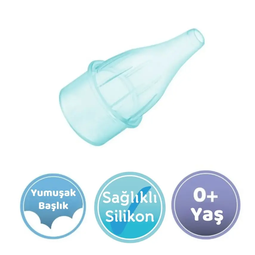 Wee Baby Burun Aspiratörü Seti (Burun Aspiratörü+10 Yedek Uç) - 6