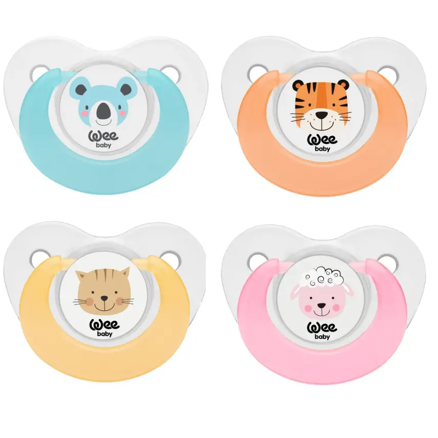 Wee Baby Emzik 2li Sevimli Hayvanlar No:2 - 1