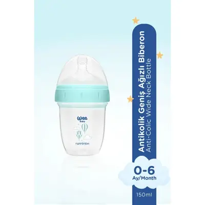 Wee Baby Nanninom Antikolik Geniş Ağızlı Biberon 150ml - 2