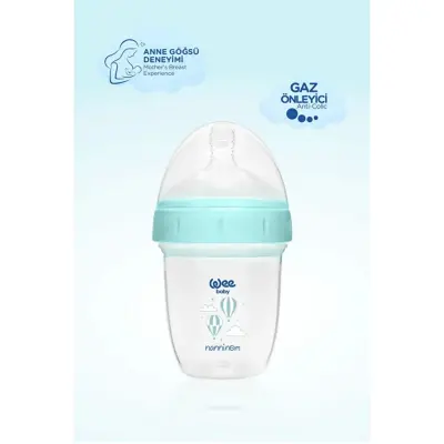 Wee Baby Nanninom Antikolik Geniş Ağızlı Biberon 150ml - 3