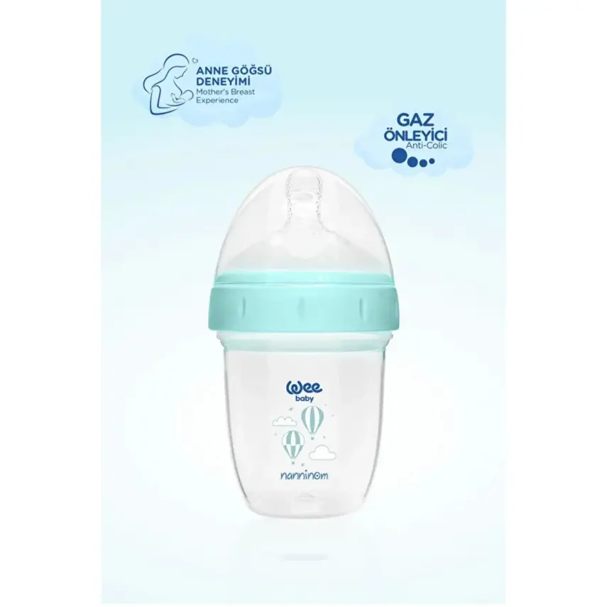 Wee Baby Nanninom Antikolik Geniş Ağızlı Biberon 150ml - 3