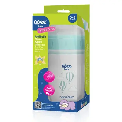 Wee Baby Nanninom Antikolik Geniş Ağızlı Biberon 250ml - 4