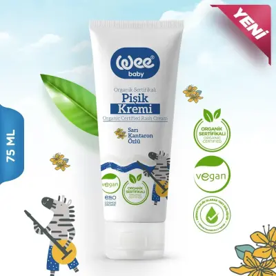 Wee Baby Organik Sertifikalı Pişik Kremi 75 ml
