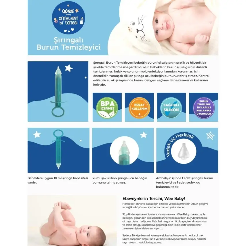 Wee Baby Şırıngalı Burun Temizleyici - 4