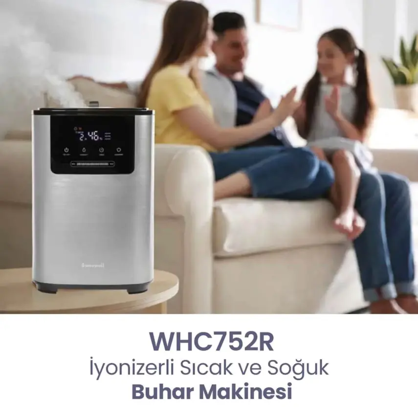 Weewell WHC752R Ionizerli Sıcak Soğuk Akıllı Buhar Makinesi - 2