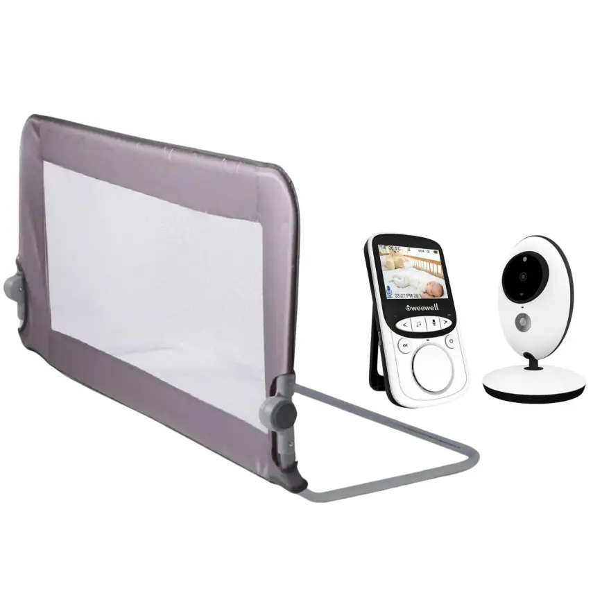 Weewell WMV815 Dijital Bebek Kamerası + Furkan Yatak Bariyeri 122*52 cm  - 1