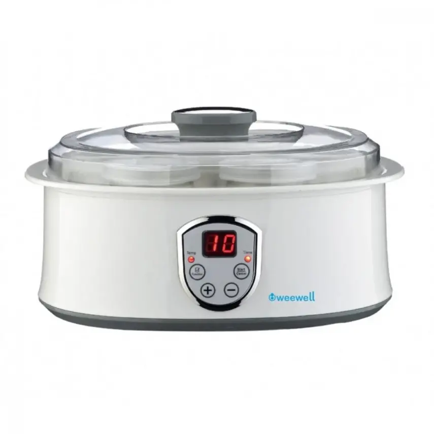Weewell WYM400 Dijital Zaman Ayarlı LED Ekran Bebek Yoğurt Yapma Makinesi - 1