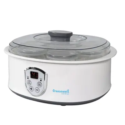 Weewell WYM400 Dijital Zaman Ayarlı LED Ekran Bebek Yoğurt Yapma Makinesi - 2