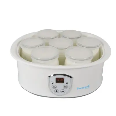 Weewell WYM400 Dijital Zaman Ayarlı LED Ekran Bebek Yoğurt Yapma Makinesi - 12