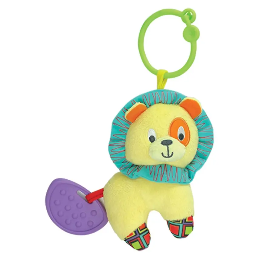 Winfun Peluş Aslan Çıngıraklı Dişlik - 1