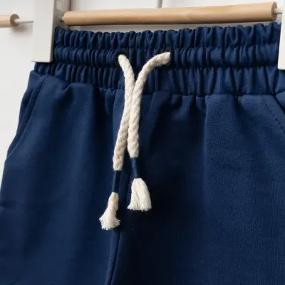 Winimo Are We There Yet Baskılı Çocuk Şort Unisex Lacivert - 3