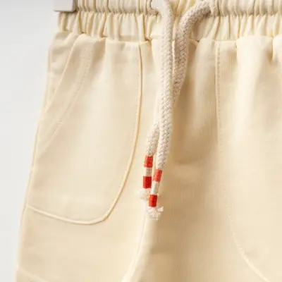 Winimo Çiçek Baskılı Kız Bebek Şort Krem - 6