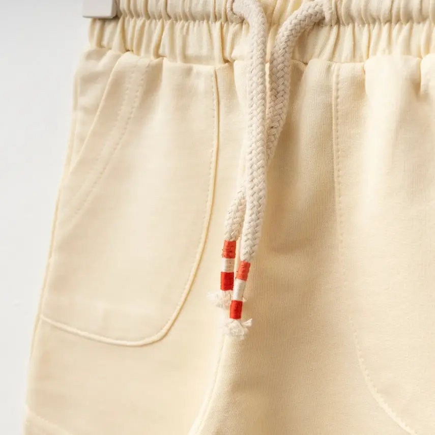 Winimo Çiçek Baskılı Kız Bebek Şort Krem - 6