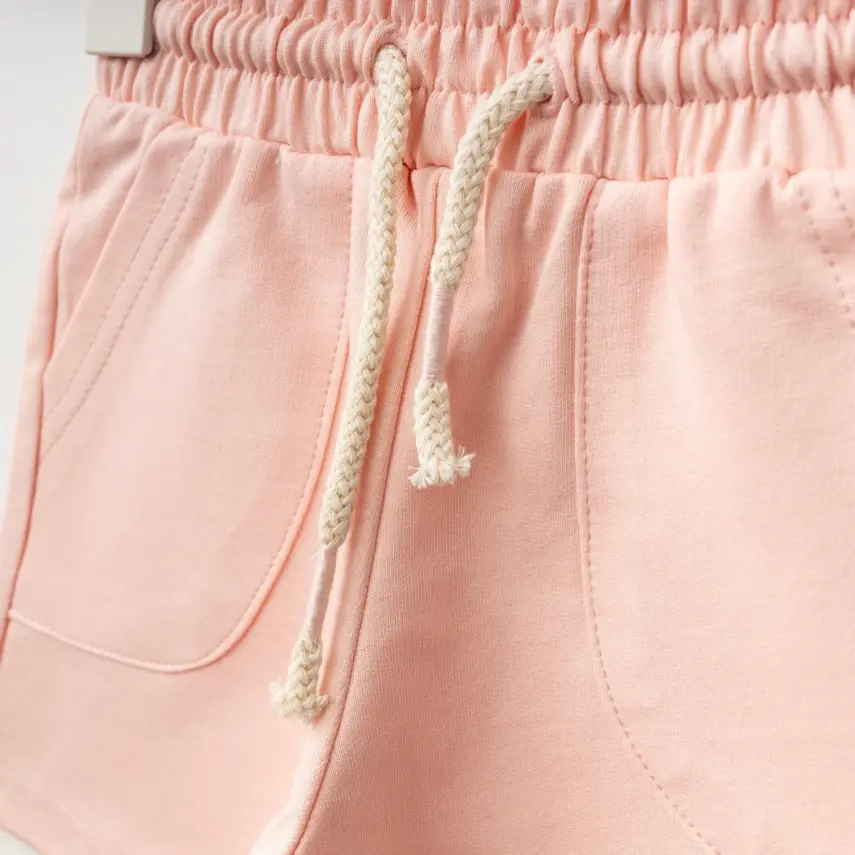 Winimo Çiçek Baskılı Kız Bebek Şort Pudra - 6