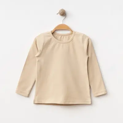 Winimo Çocuk Basic Sweatshirt Unisex Bej 