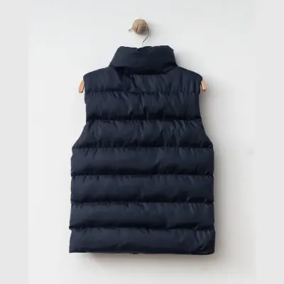 Winimo Çocuk Şişme Yelek Fermuarlı Cepli Lacivert Unisex - 2