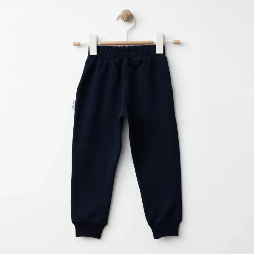 Winimo Erkek Çocuk Eşofman Altı Dizden Model Lacivert - 4