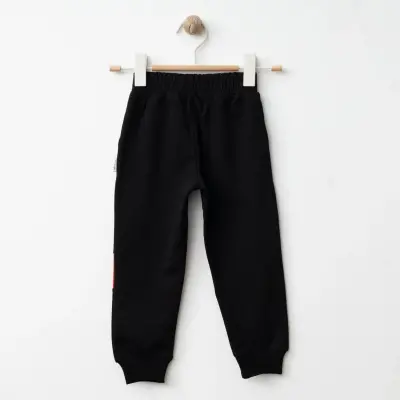 Winimo Erkek Çocuk Eşofman Altı Dizden Model Siyah - 4