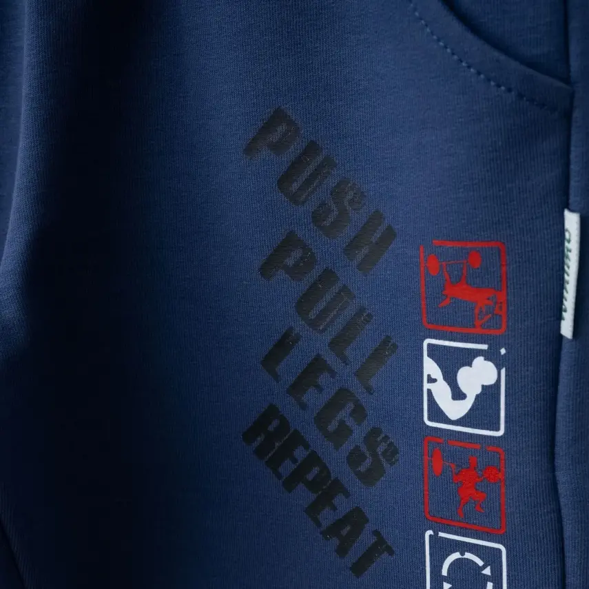 Winimo Erkek Çocuk Eşofman Altı Push Pull Baskılı İndigo - 2