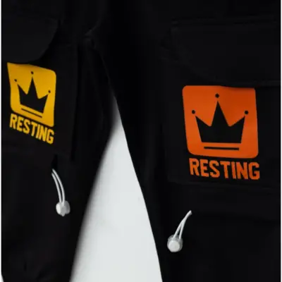 Winimo Erkek Eşofman Altı Resting Baskılı Siyah - 5