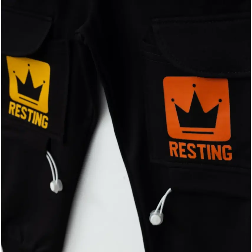 Winimo Erkek Eşofman Altı Resting Baskılı Siyah - 5