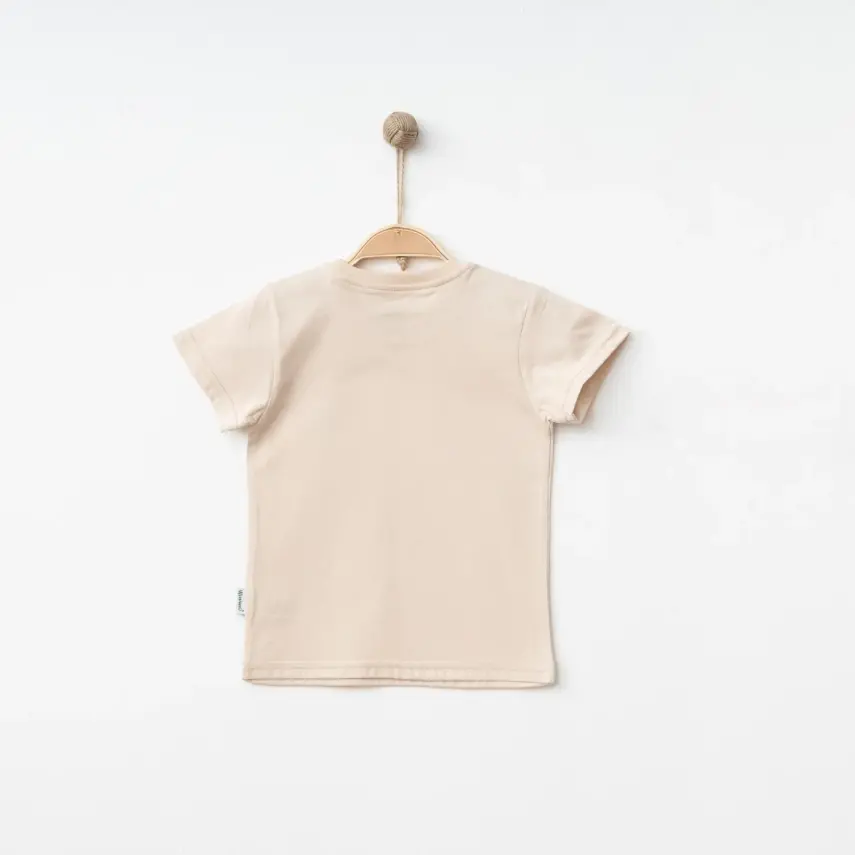 Winimo Erkek T-Shirt Surf Baskılı Bej - 3