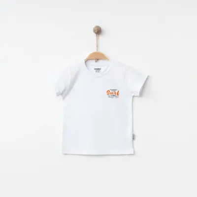 Winimo Erkek T-Shirt Surf Baskılı Beyaz - 4