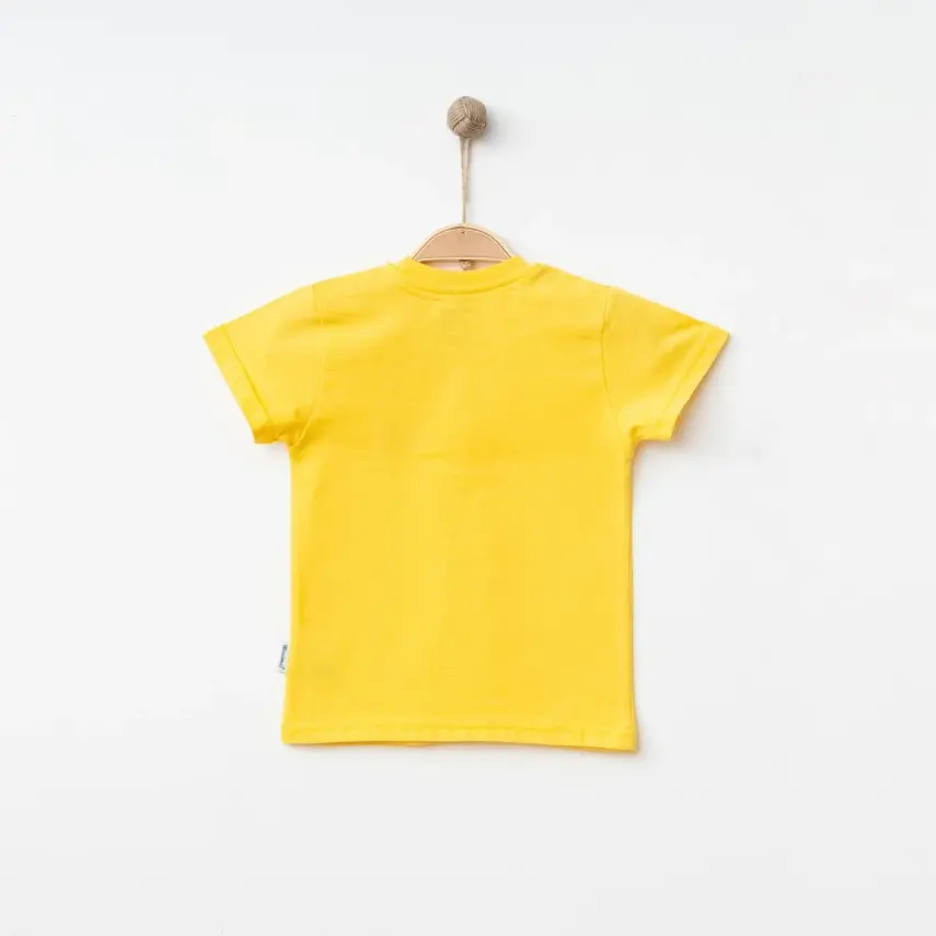 Winimo Erkek T-Shirt Surf Baskılı Sarı - 3