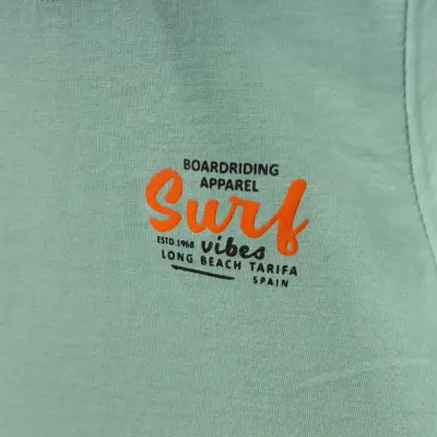 Winimo Erkek T-Shirt Surf Baskılı Yeşil - 6