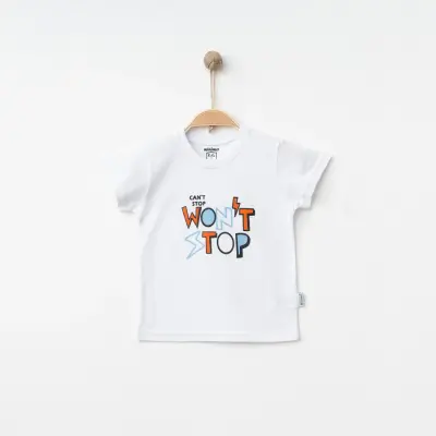 Winimo Erkek T-Shirt Wontstop Baskılı Beyaz - 7