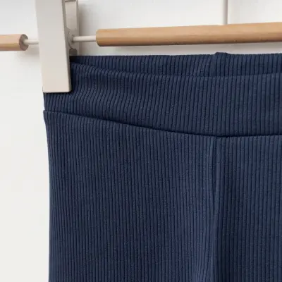 Winimo Kedi Nakışlı Fitilli Kız Çocuk Tayt Lacivert - 2