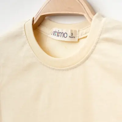 Winimo Keep On Board Baskılı Çocuk T-Shirt Unisex Krem - 6