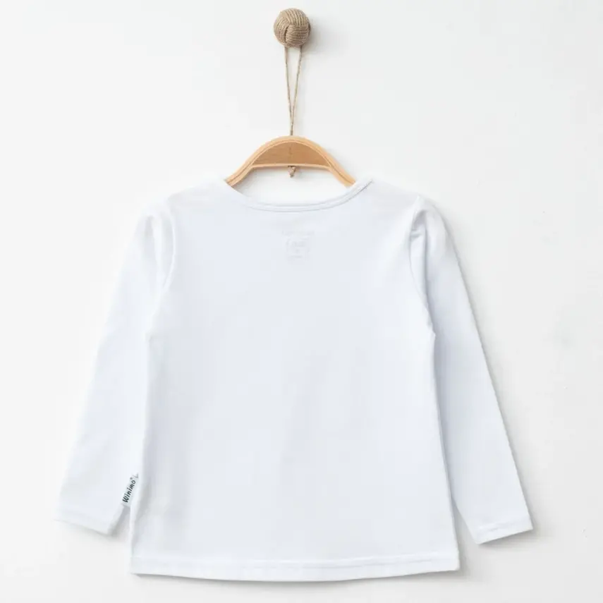 Winimo Kız Body Uzun Kol Basic Beyaz - 2
