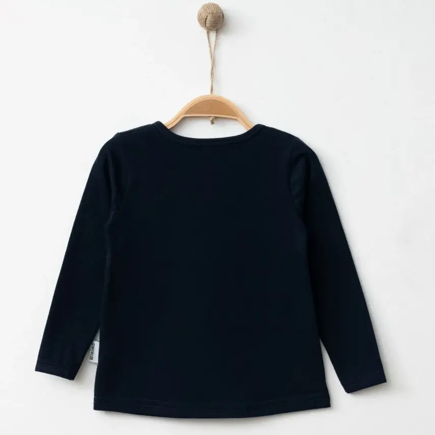 Winimo Kız Body Uzun Kol Basic Lacivert - 2