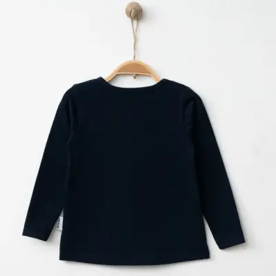 Winimo Kız Body Uzun Kol Basic Lacivert - 4