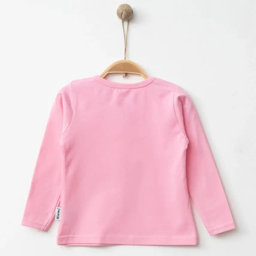 Winimo Kız Body Uzun Kol Basic Pudra - 4