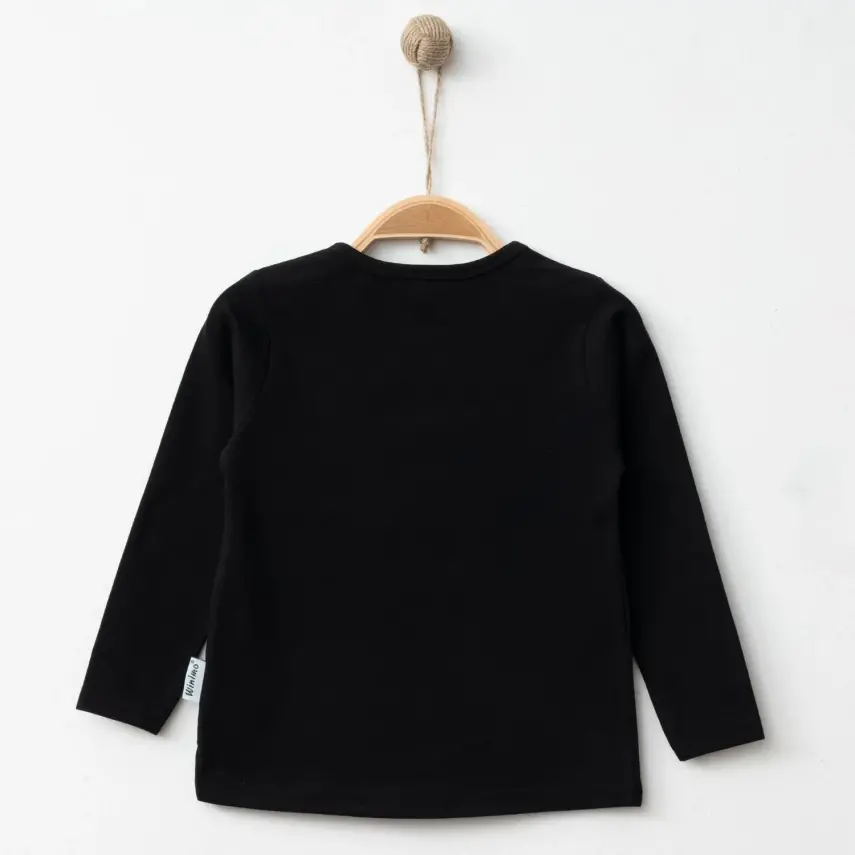 Winimo Kız Body Uzun Kol Basic Siyah - 2