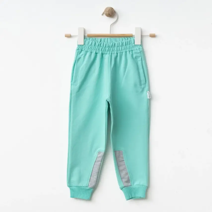 Winimo Kız Çocuk Eşofman Altı Fleto Cepli Açık Yeşil - 4