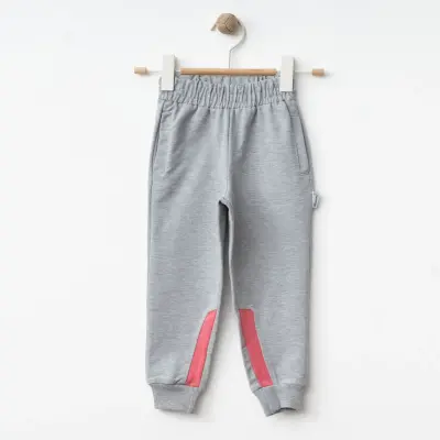 Winimo Kız Çocuk Eşofman Altı Fleto Cepli Gri 